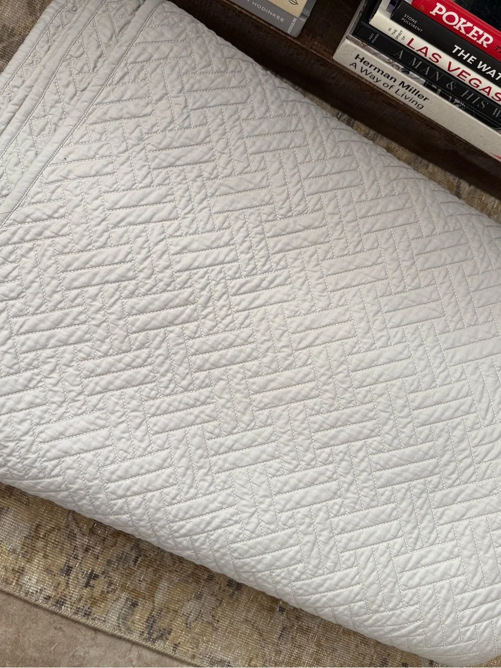 Boll & Branch - Signature Basketweave Quilt and Quilted Shams (King Size)